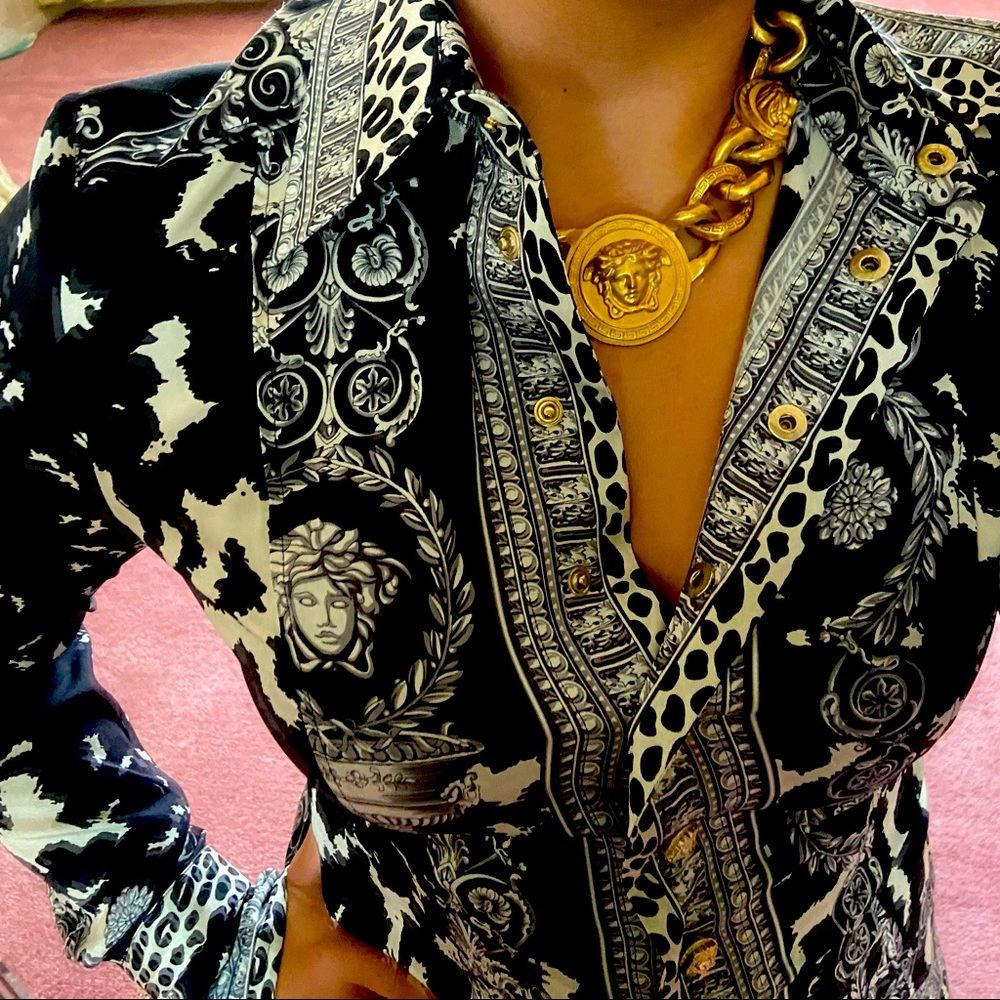 RARE VERSACE SILK BLOUSE